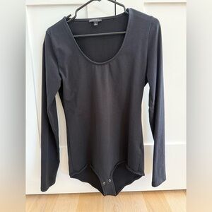 J. Crew Mercantile Stretch Cotton Scoop Neck Bodysuit